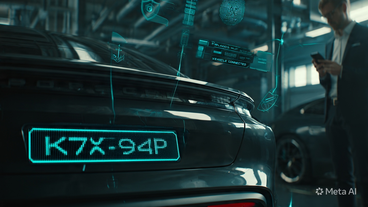 REALAi Plate™ - Sovereign Digital Vehicle Identity